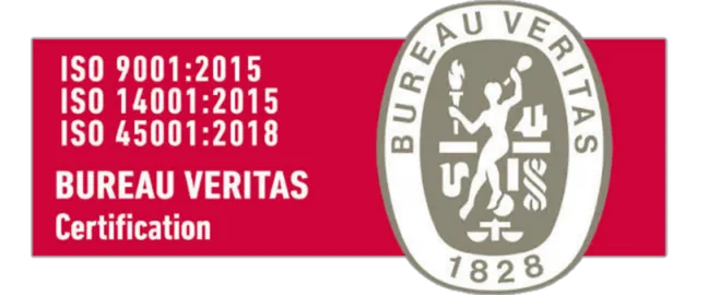 ISO 9001:2015 ISO 14 001:2015ISO 45001:2018